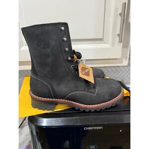 Harley-Davidson Men’s Bentler Riding Boots 9.5 Black Leather Motorcycle Goodyear